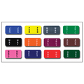 Asp File Right ColorCode MonthLabels Ringbook, 1 Set: Full Set Of Months Pk 308-01